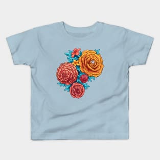 Neon Bloom Kids T-Shirt